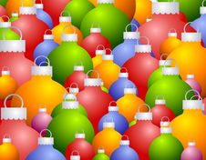 Colorful Christmas Ornaments Background Royalty Free Stock Photography Colorful Christmas Ornaments Background Royalty Free Stock Photography