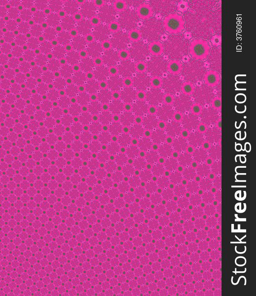 Pink-green abstract fractal background