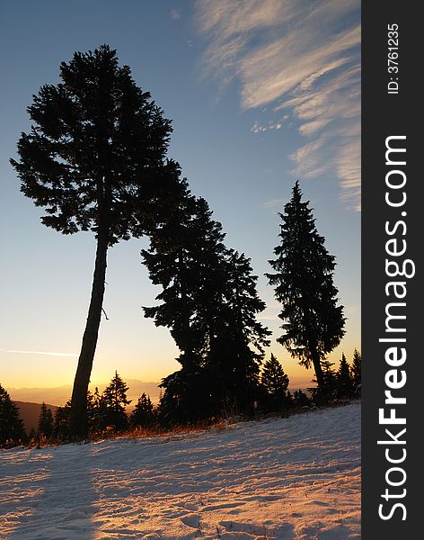 Sunrise at Mount Seymour, north vancouver