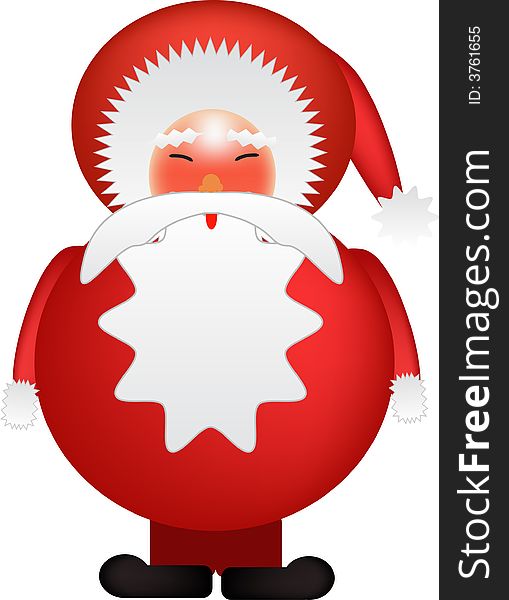 Santa rollover with legs and arms