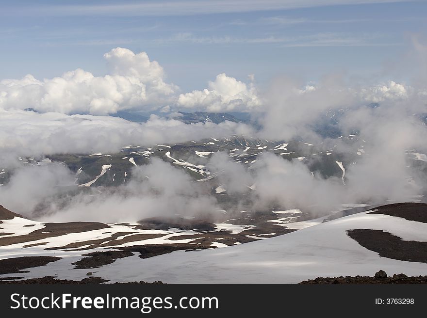 Mountain And Clouds