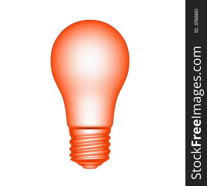 Bulb light red