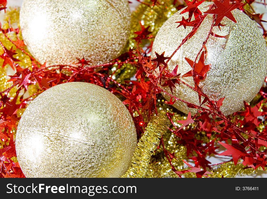 Photo of christmas tree ornaments. Photo of christmas tree ornaments