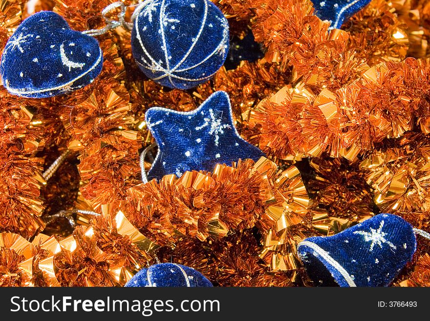 Photo of christmas tree ornaments. Photo of christmas tree ornaments