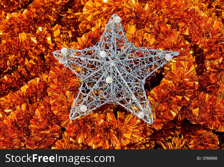 Photo of christmas tree ornaments. Photo of christmas tree ornaments