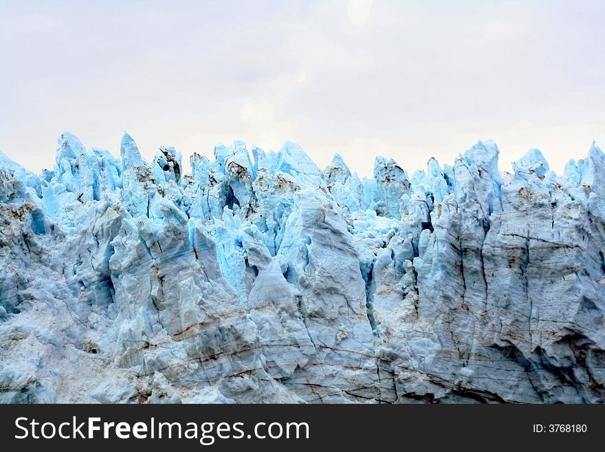 Detail of an Alaskan glacier. Detail of an Alaskan glacier