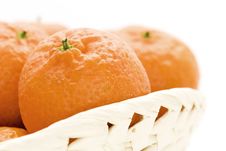 Orange Basket Royalty Free Stock Image Orange Basket Royalty Free Stock Image
