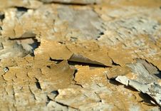 Cracked Paint On Old Wooden Royalty Free Stock Photography Cracked Paint On Old Wooden Royalty Free Stock Photography