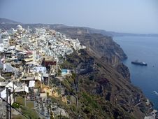 View On Santorini Stock Images View On Santorini Stock Images