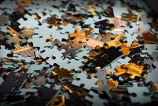 Pieces Of Puzzle Royalty Free Stock Photo Pieces Of Puzzle Royalty Free Stock Photo