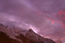 Mont Blanc Royalty Free Stock Photo