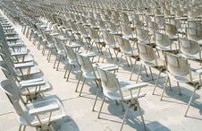 Rows Of Chairs Stock Photos