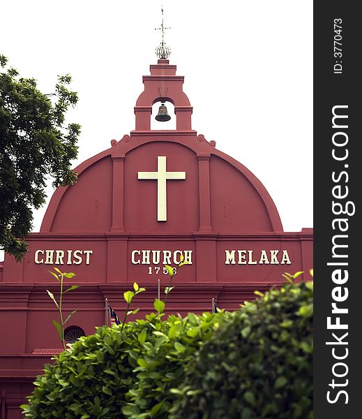 Christ Church, Stadhuys Square, Malacca, Malaysia. Christ Church, Stadhuys Square, Malacca, Malaysia