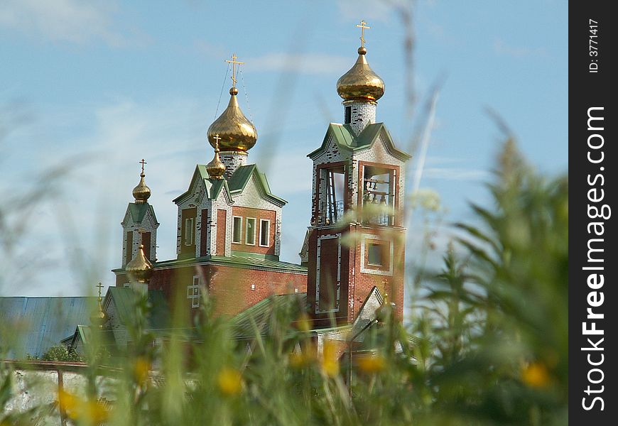 Russian church, out-of-the-way place