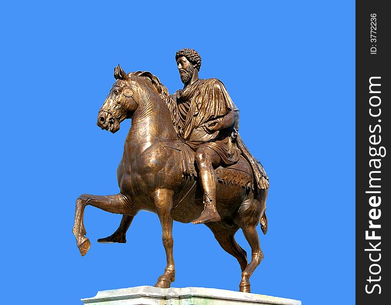 Statue of emperor Marc Aurel Roma