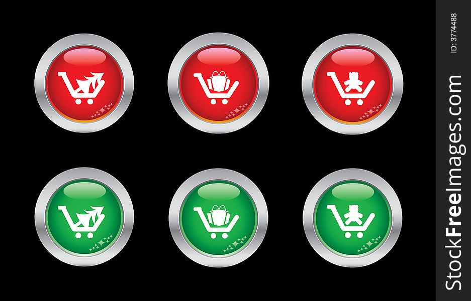 Christmas Shopping Icons