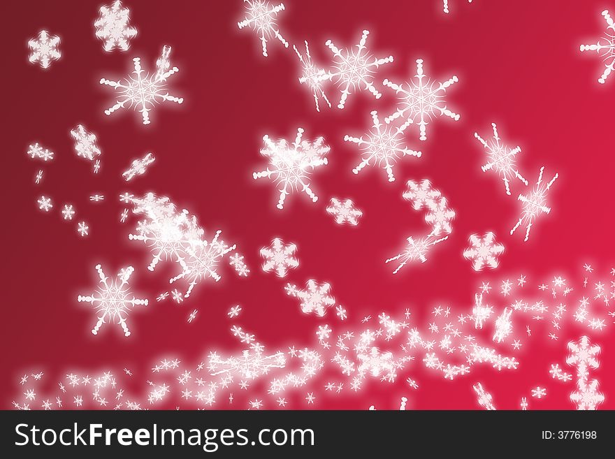 Snowflakes background