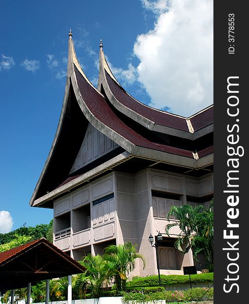 Traditional building image at malaysian #