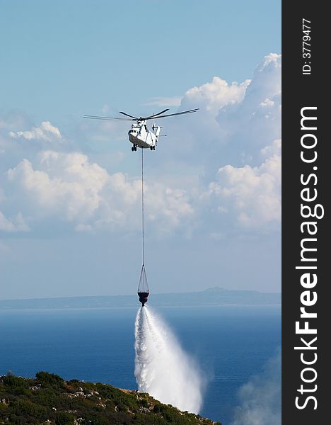 Fire Fighting Helicopter