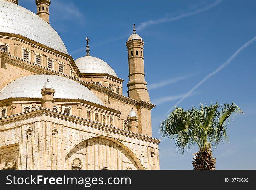 Famous mosque of Mohamed Ali (Muhammad Ali Pasha) at Saladin Citadel of Cairo, Egypt