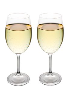 Two Glasses Of White Wine Royalty Free Stock Photography Two Glasses Of White Wine Royalty Free Stock Photography