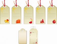 Christmas Gift Tags Royalty Free Stock Image Christmas Gift Tags Royalty Free Stock Image