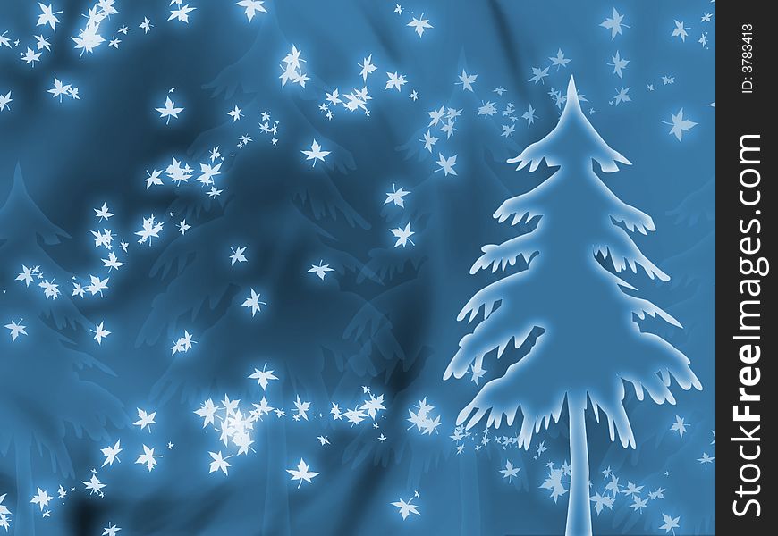 Composition of a  christmas background illustration