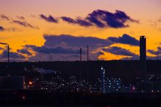 Industrial Sunset Stock Photos Industrial Sunset Stock Photos