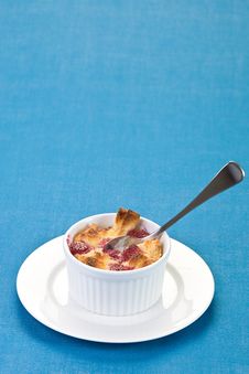 Raspberry Bread Pudding Royalty Free Stock Image Raspberry Bread Pudding Royalty Free Stock Image