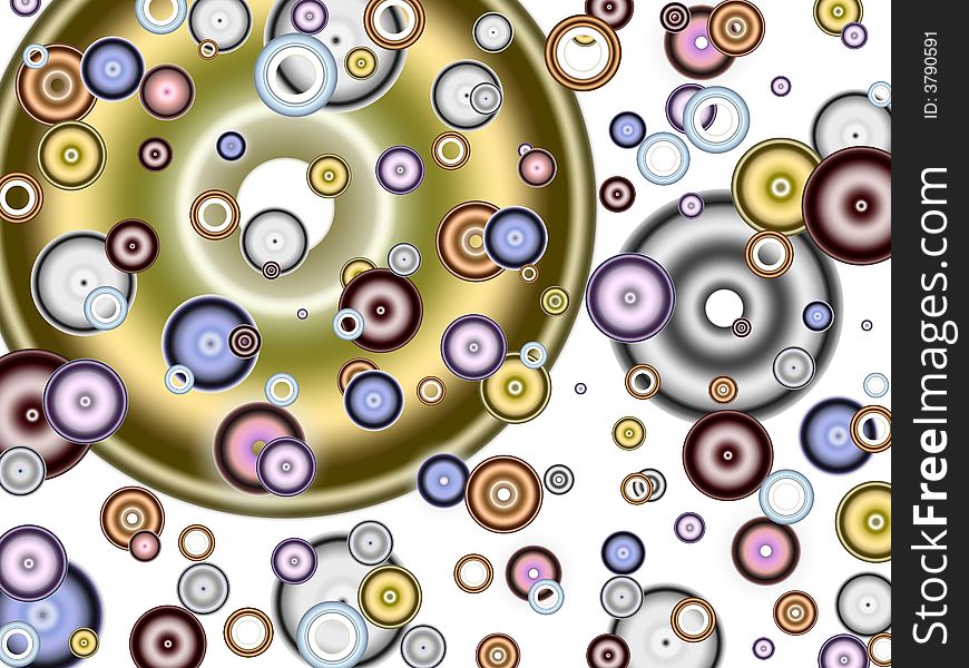 Abstract background from circles of different diameter. Abstract background from circles of different diameter.