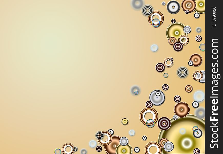 Abstract background from circles of different diameter. Abstract background from circles of different diameter.
