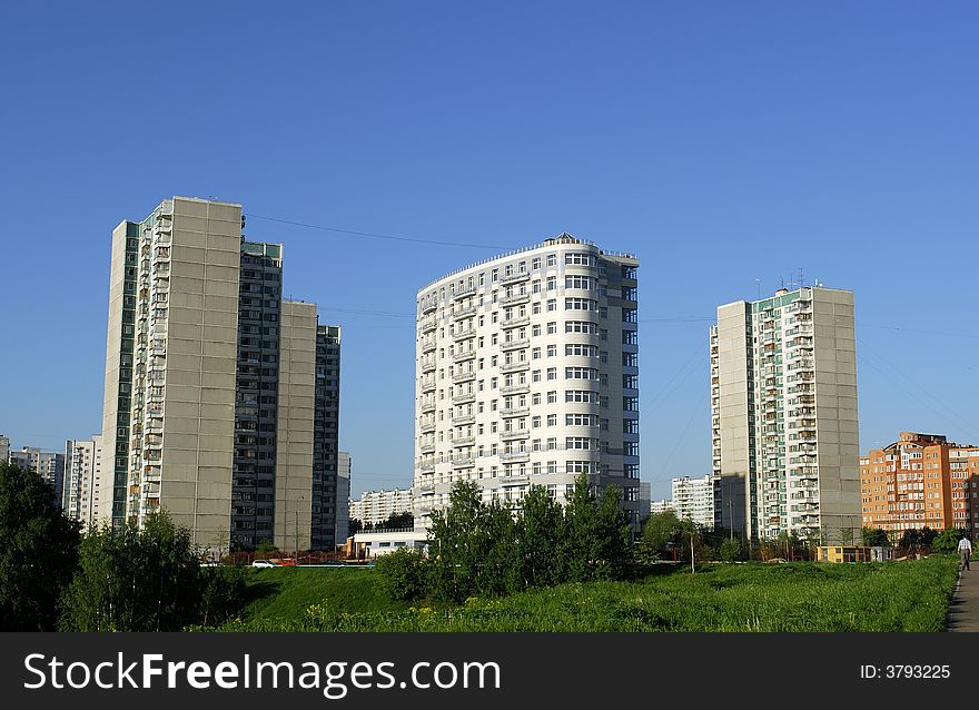 Moscow. Habitable Buildings Krylatskoye Region. Moscow. Habitable Buildings Krylatskoye Region