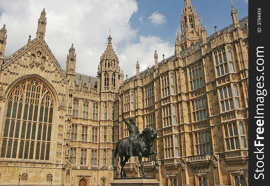 The English parliament (Britain, London). The English parliament (Britain, London)