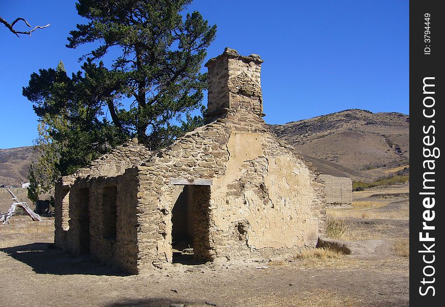 Ruins at Stewart Town, New Zealand