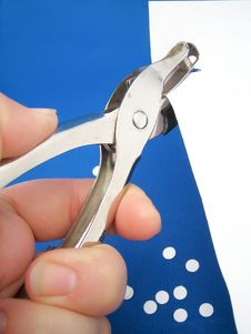 Hole Puncher Stock Photography