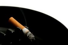 Cigarette In Ashtray Royalty Free Stock Image