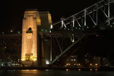 Sydney Harbour Bridge At Night Royalty Free Stock Image Sydney Harbour Bridge At Night Royalty Free Stock Image