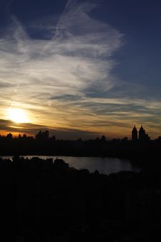 City Sunset Stock Image City Sunset Stock Image