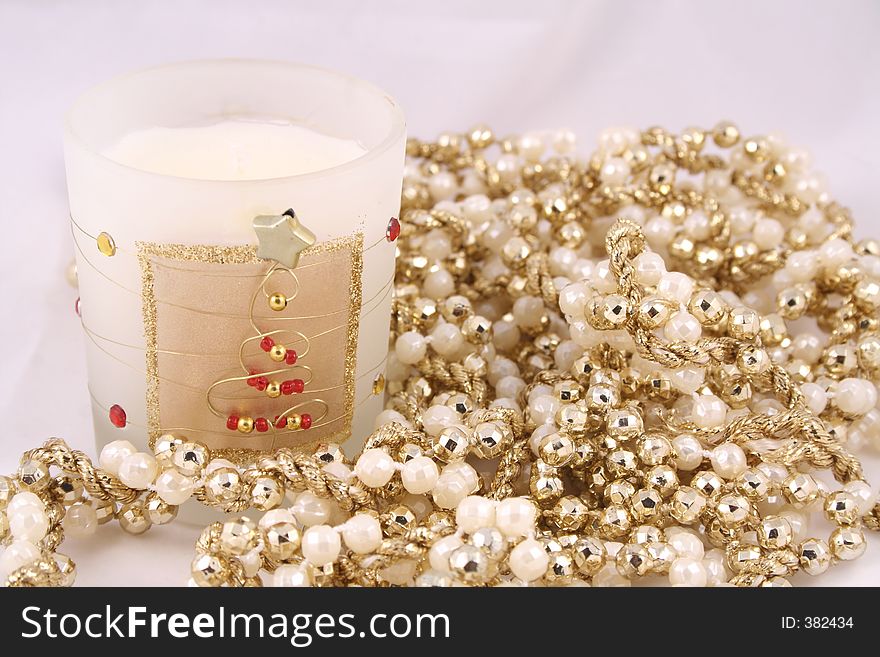 Candle And Beads