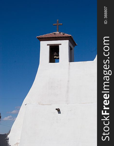 A very old Spanish Mission Church in Isleta, New Mexico