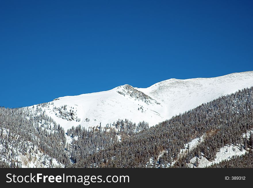 Rocky mountain winter in colorado. Rocky mountain winter in colorado