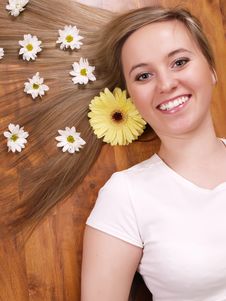 Beautiful Woman With Long Blond Hair Stock Images Beautiful Woman With Long Blond Hair Stock Images