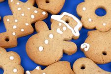 Christmas Gingerbread Cookies Royalty Free Stock Photo