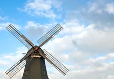 Old Windmill Against Blue Sky Royalty Free Stock Photo Old Windmill Against Blue Sky Royalty Free Stock Photo