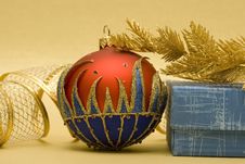 Beautiful Christmas Ball Royalty Free Stock Image Beautiful Christmas Ball Royalty Free Stock Image