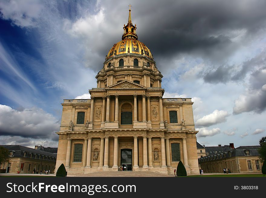 Les Invalides in Paris, France