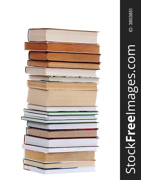 An image of many books. Isolated image. An image of many books. Isolated image.