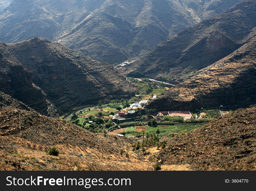 Green Valley, Gomera,Canary island