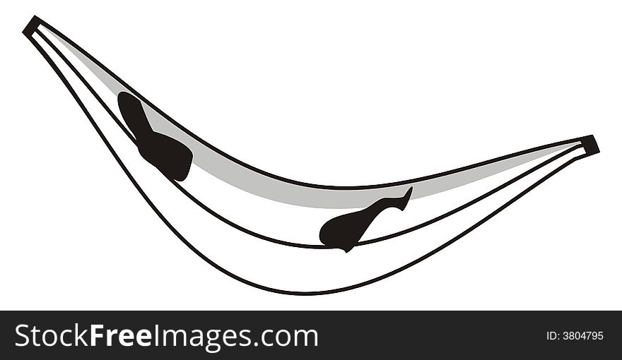 Art illustration of an stylized banana