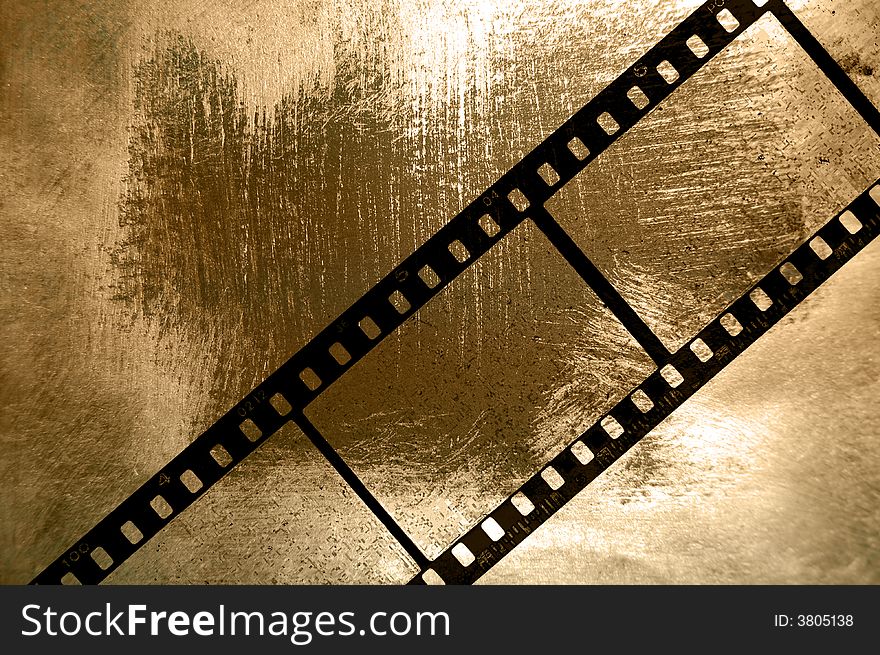 35mm background with colorful gold and natural painting